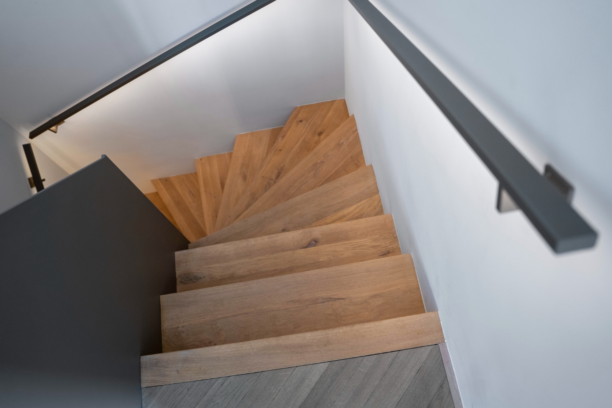 zwevende z-trap en ingesloten z-trap